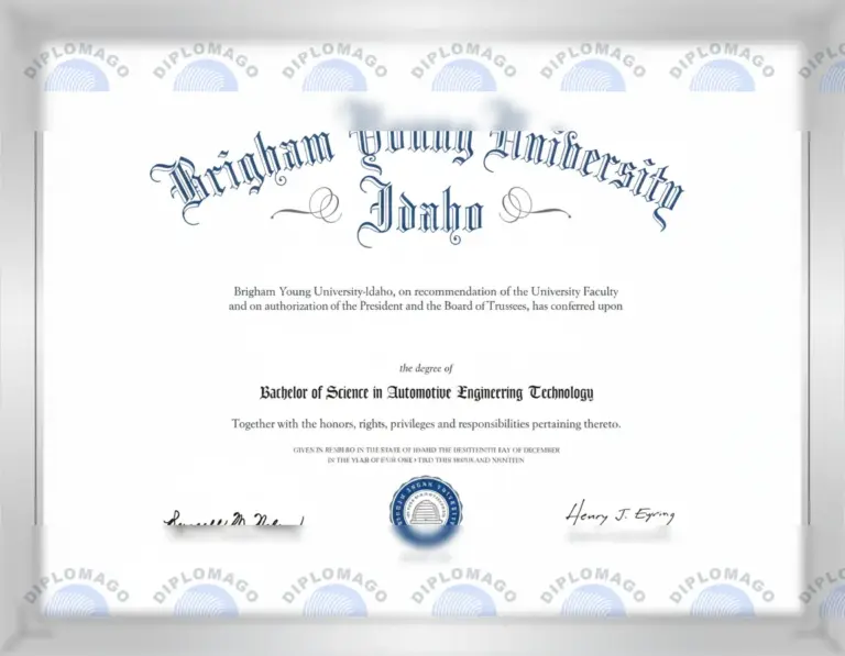 美国杨百翰大学爱达荷分校文凭