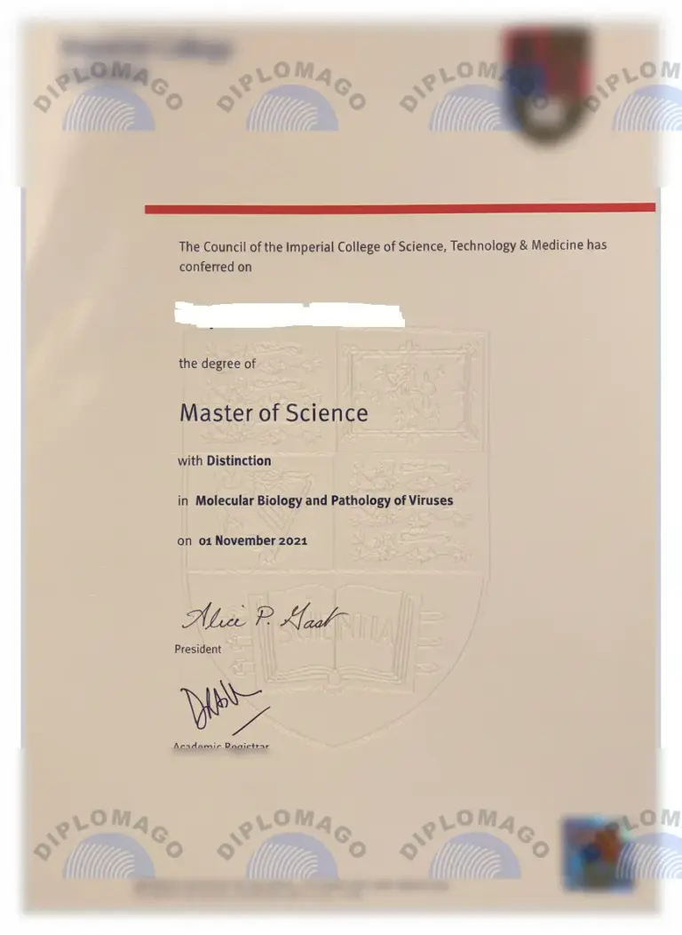 英国帝国理工学院文凭