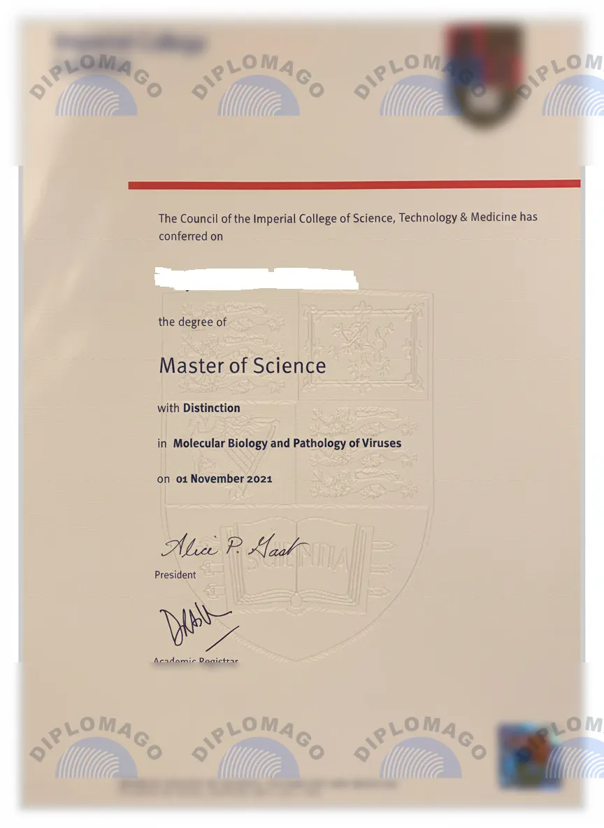 英国帝国理工学院文凭