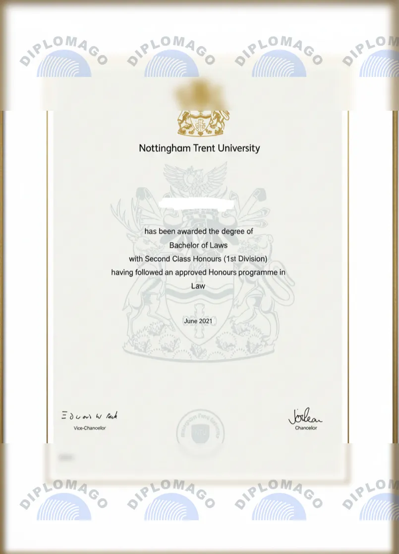 英国诺丁汉特伦特大学文凭