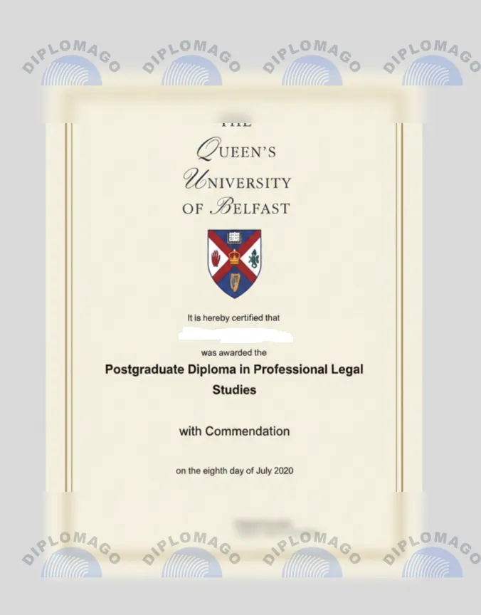 英国贝尔法斯特女王大学文凭
