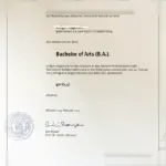德国明斯特大学证书1