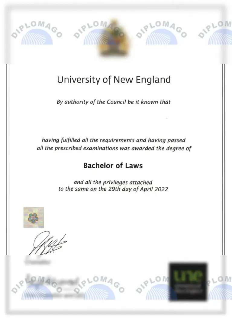 澳大利亚新英格兰大学文凭