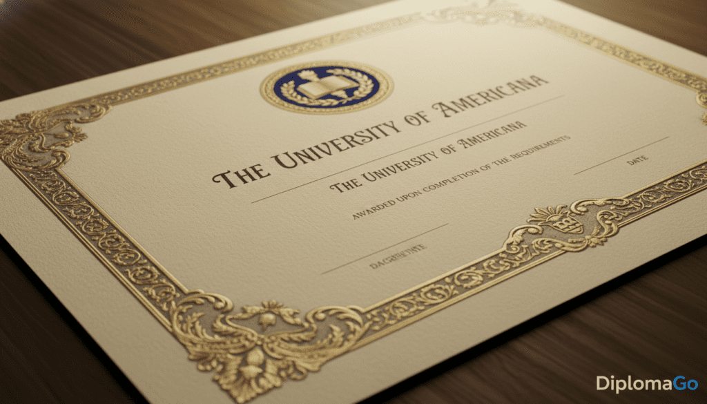 美国大学毕业证模板