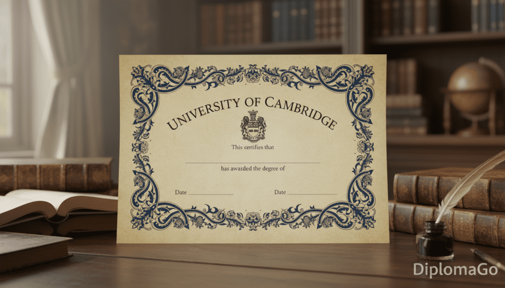 英国大学毕业证模板